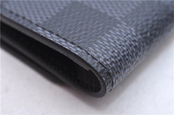 Authentic Louis Vuitton Damier Graphite Multicles 6 Key Case M62662 LV Box 6076E