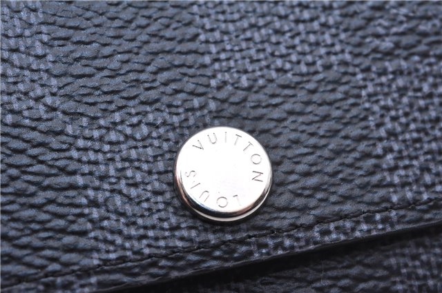 Authentic Louis Vuitton Damier Graphite Multicles 6 Key Case M62662 LV Box 6076E