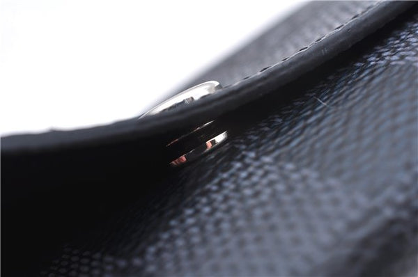 Authentic Louis Vuitton Damier Graphite Multicles 6 Key Case M62662 LV Box 6076E