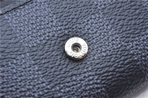 Authentic Louis Vuitton Damier Graphite Multicles 6 Key Case M62662 LV Box 6076E