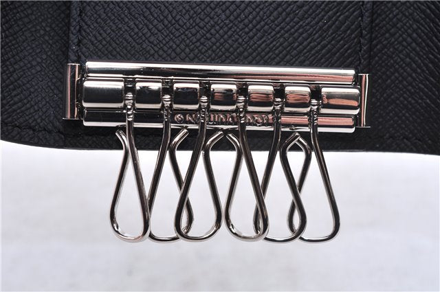 Authentic Louis Vuitton Damier Graphite Multicles 6 Key Case M62662 LV Box 6076E