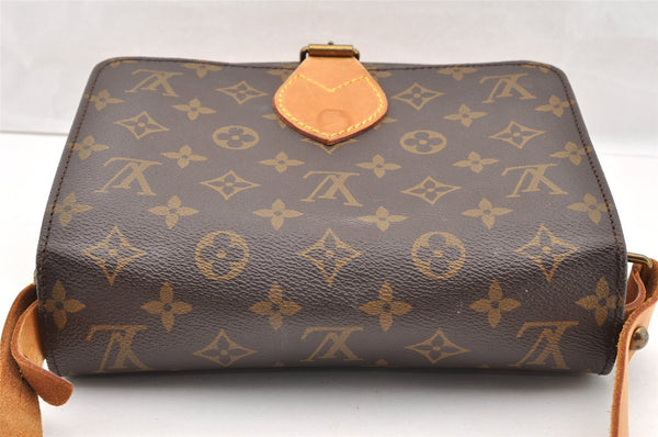 Authentic Louis Vuitton Monogram Cartouchiere MM M51253 Shoulder Cross Bag 6077I