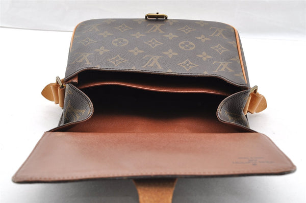 Authentic Louis Vuitton Monogram Cartouchiere MM M51253 Shoulder Cross Bag 6077I