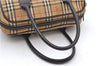 Authentic BURBERRY Nova Check Canvas Leather 2way Shoulder Hand Bag Beige 6078D