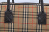 Authentic BURBERRY Nova Check Canvas Leather 2way Shoulder Hand Bag Beige 6078D