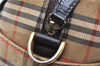 Authentic BURBERRY Nova Check Canvas Leather 2way Shoulder Hand Bag Beige 6078D