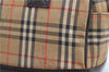 Authentic BURBERRY Nova Check Canvas Leather 2way Shoulder Hand Bag Beige 6078D