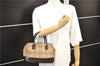 Authentic BURBERRY Nova Check Canvas Leather 2way Shoulder Hand Bag Beige 6078D