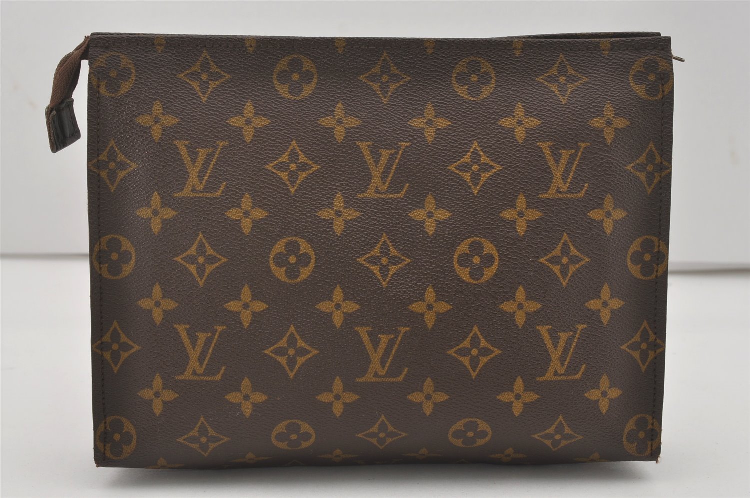 Auth Louis Vuitton Monogram Poche Toilette 26 Cosmetics Pouch Old Model LV 6083I
