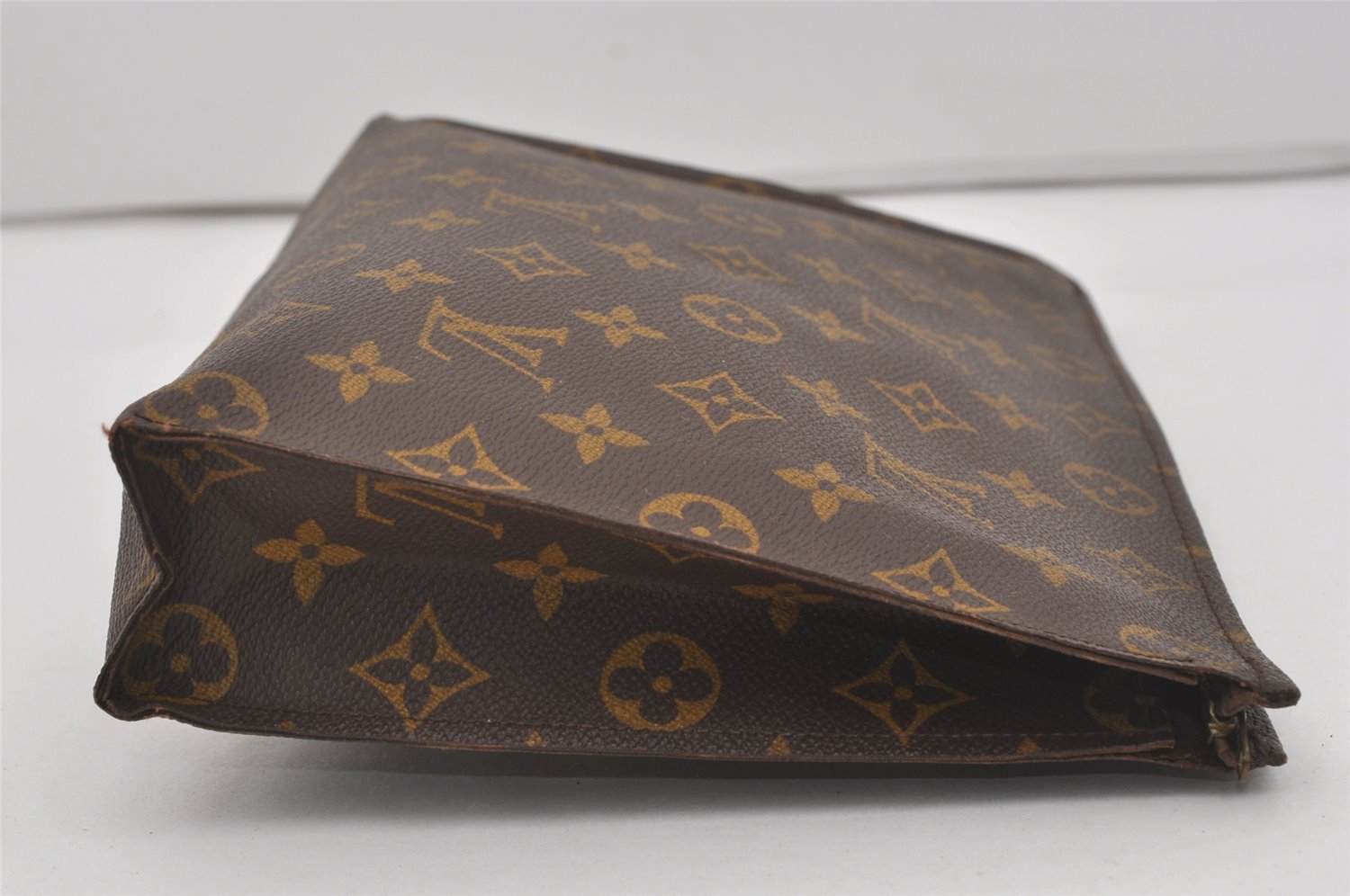 Auth Louis Vuitton Monogram Poche Toilette 26 Cosmetics Pouch Old Model LV 6083I