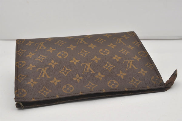 Auth Louis Vuitton Monogram Poche Toilette 26 Cosmetics Pouch Old Model LV 6083I