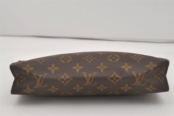 Auth Louis Vuitton Monogram Poche Toilette 26 Cosmetics Pouch Old Model LV 6083I