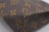 Auth Louis Vuitton Monogram Poche Toilette 26 Cosmetics Pouch Old Model LV 6083I