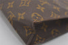 Auth Louis Vuitton Monogram Poche Toilette 26 Cosmetics Pouch Old Model LV 6083I