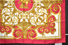 Authentic HERMES Carre 90 Scarf "LES TUILERIES" Silk Bordeaux Red PB 6084E