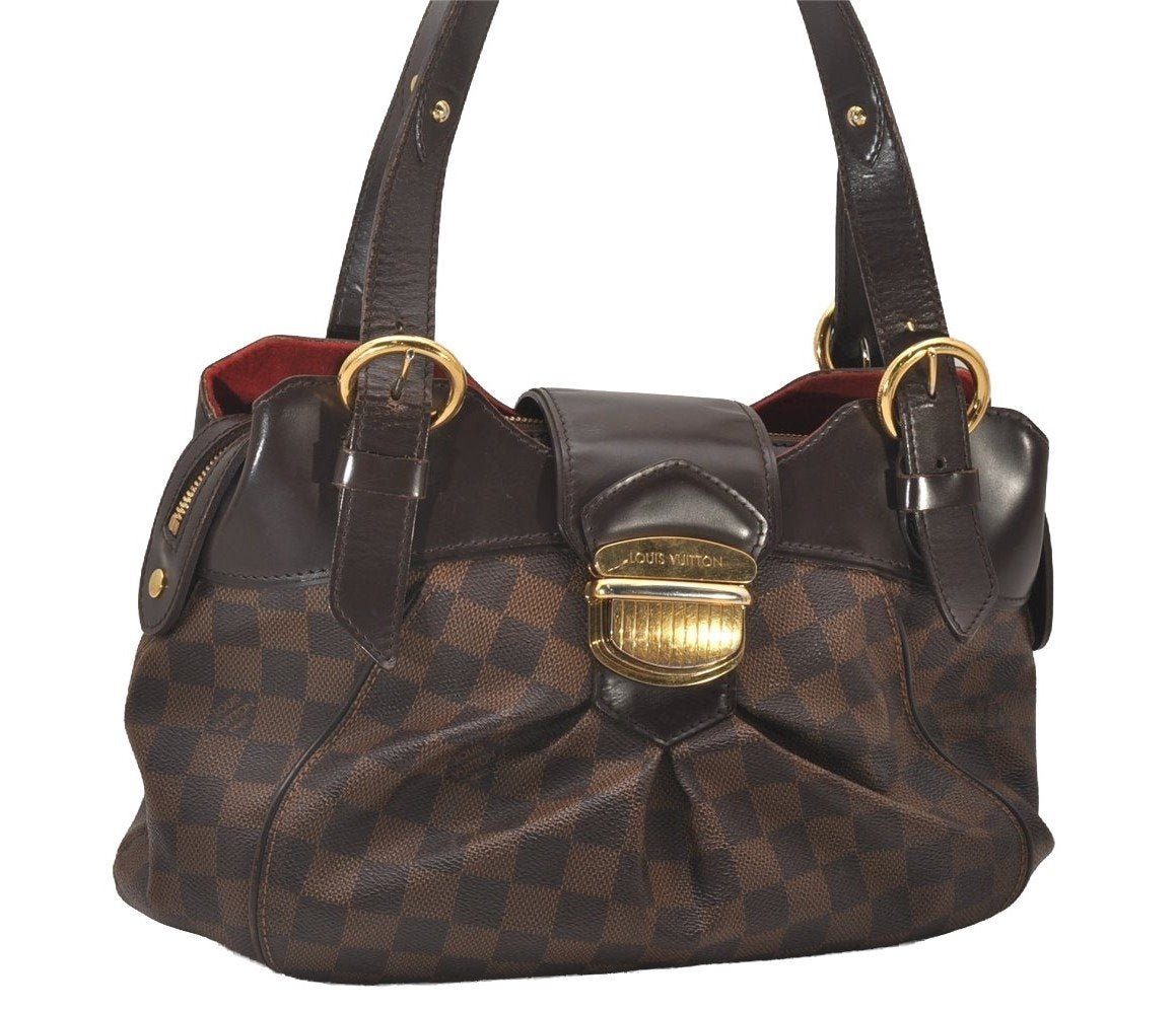 Authentic Louis Vuitton Damier Sistina PM Shoulder Hand Bag N41542 LV 6084I