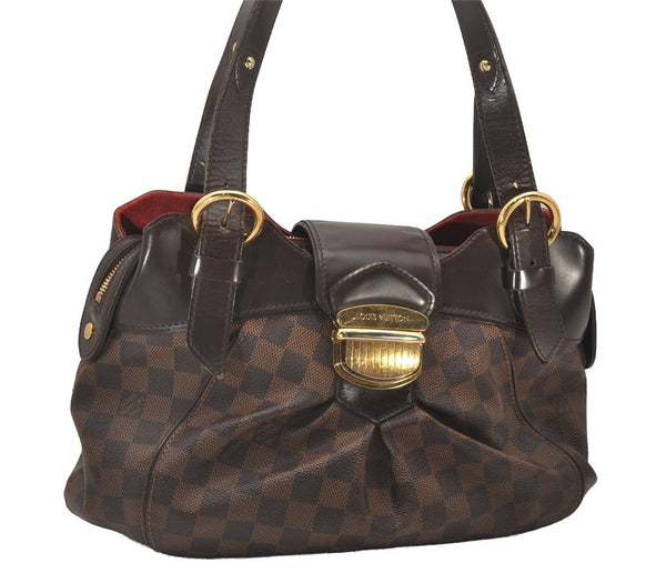 Authentic Louis Vuitton Damier Sistina PM Shoulder Hand Bag N41542 LV 6084I