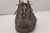 Authentic Louis Vuitton Damier Sistina PM Shoulder Hand Bag N41542 LV 6084I