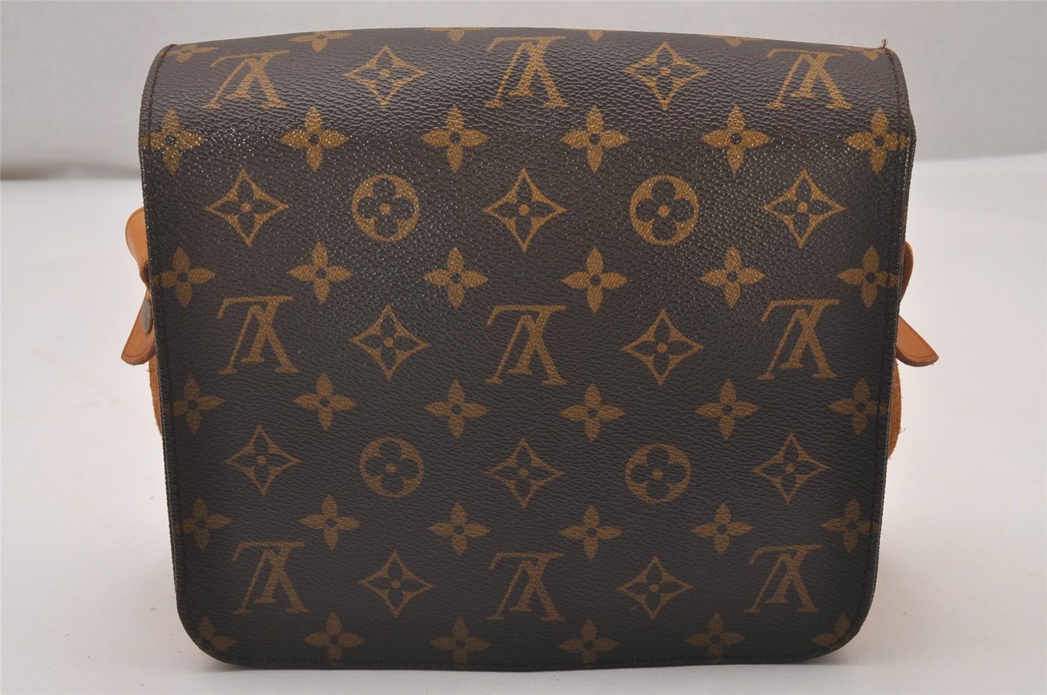 Authentic Louis Vuitton Monogram Cartouchiere MM M51253 Shoulder Cross Bag 6085I