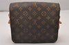 Authentic Louis Vuitton Monogram Cartouchiere MM M51253 Shoulder Cross Bag 6085I