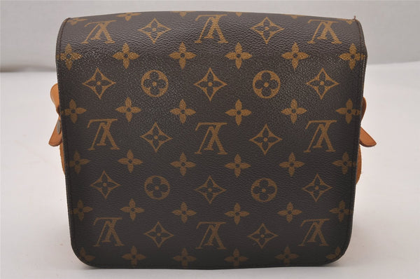 Authentic Louis Vuitton Monogram Cartouchiere MM M51253 Shoulder Cross Bag 6085I