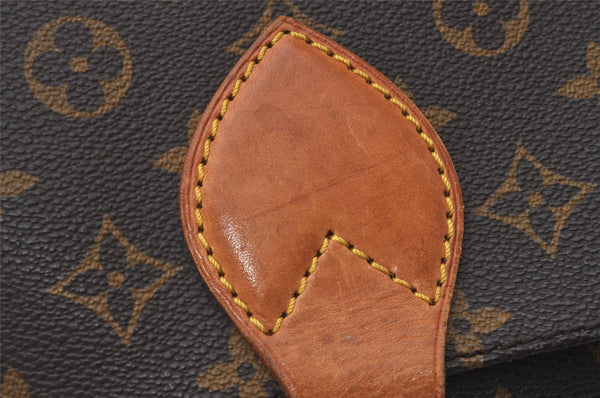 Authentic Louis Vuitton Monogram Cartouchiere MM M51253 Shoulder Cross Bag 6085I