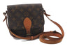 Auth LOUIS VUITTON Monogram Cartouchiere PM Shoulder Cross Bag M51254 LV 6086C