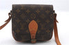 Auth LOUIS VUITTON Monogram Cartouchiere PM Shoulder Cross Bag M51254 LV 6086C