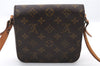Auth LOUIS VUITTON Monogram Cartouchiere PM Shoulder Cross Bag M51254 LV 6086C