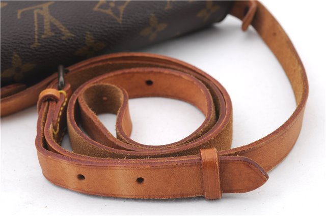 Auth LOUIS VUITTON Monogram Cartouchiere PM Shoulder Cross Bag M51254 LV 6086C