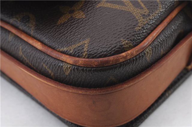 Auth LOUIS VUITTON Monogram Cartouchiere PM Shoulder Cross Bag M51254 LV 6086C