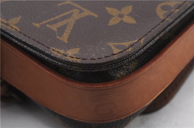 Auth LOUIS VUITTON Monogram Cartouchiere PM Shoulder Cross Bag M51254 LV 6086C
