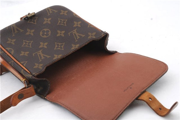 Auth LOUIS VUITTON Monogram Cartouchiere PM Shoulder Cross Bag M51254 LV 6086C
