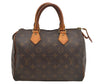 Authentic Louis Vuitton Monogram Speedy 25 Boston Hand Bag M41528 LV 6087I