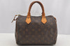 Authentic Louis Vuitton Monogram Speedy 25 Boston Hand Bag M41528 LV 6087I