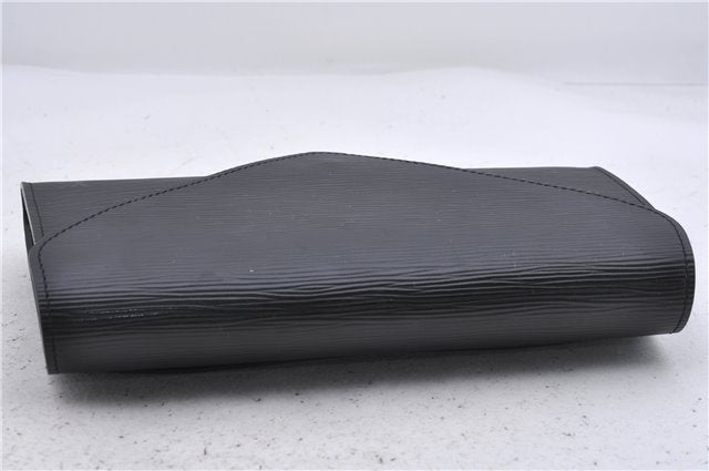 Authentic Louis Vuitton Epi Arts Deco Clutch Bag Black M52632 LV 6088D