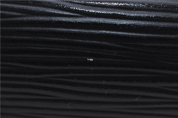 Authentic Louis Vuitton Epi Arts Deco Clutch Bag Black M52632 LV 6088D