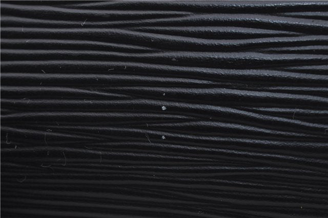 Authentic Louis Vuitton Epi Arts Deco Clutch Bag Black M52632 LV 6088D