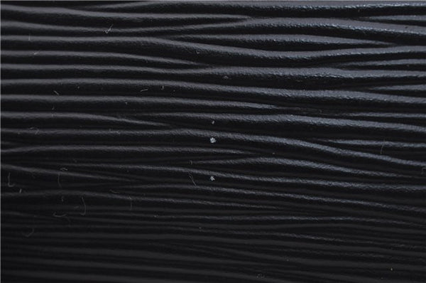 Authentic Louis Vuitton Epi Arts Deco Clutch Bag Black M52632 LV 6088D