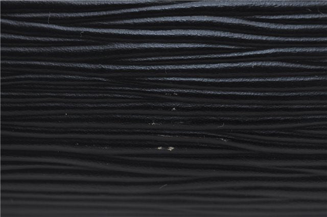 Authentic Louis Vuitton Epi Arts Deco Clutch Bag Black M52632 LV 6088D