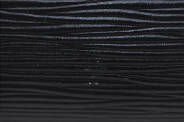 Authentic Louis Vuitton Epi Arts Deco Clutch Bag Black M52632 LV 6088D