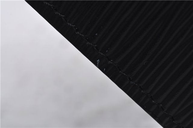 Authentic Louis Vuitton Epi Arts Deco Clutch Bag Black M52632 LV 6088D