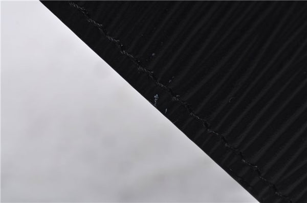 Authentic Louis Vuitton Epi Arts Deco Clutch Bag Black M52632 LV 6088D