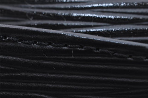 Authentic Louis Vuitton Epi Arts Deco Clutch Bag Black M52632 LV 6088D