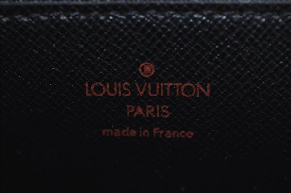Authentic Louis Vuitton Epi Arts Deco Clutch Bag Black M52632 LV 6088D