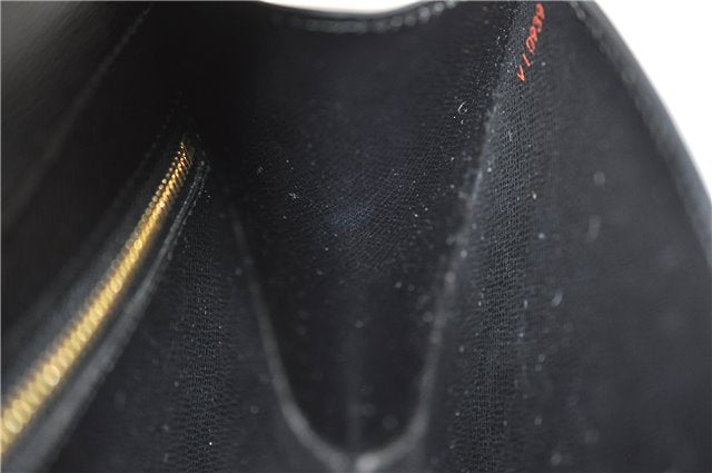 Authentic Louis Vuitton Epi Arts Deco Clutch Bag Black M52632 LV 6088D