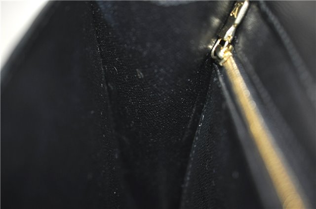 Authentic Louis Vuitton Epi Arts Deco Clutch Bag Black M52632 LV 6088D
