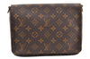 Authentic Louis Vuitton Monogram Musette Tango Shoulder Bag M51257 LV Junk 6088I
