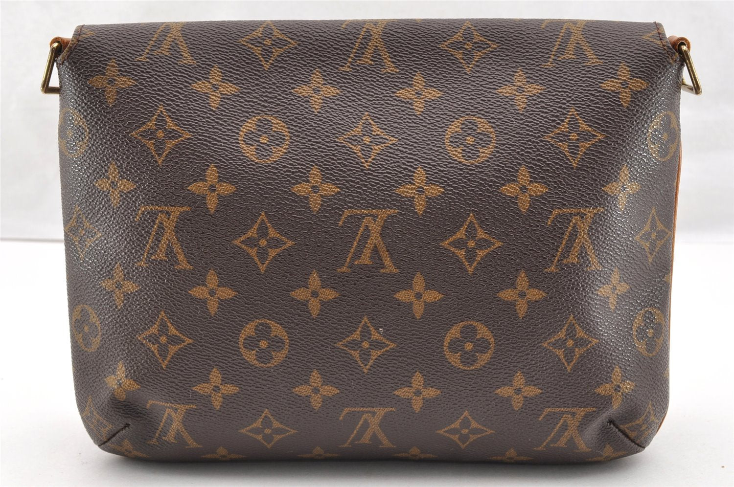 Authentic Louis Vuitton Monogram Musette Tango Shoulder Bag M51257 LV Junk 6088I