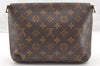 Authentic Louis Vuitton Monogram Musette Tango Shoulder Bag M51257 LV Junk 6088I